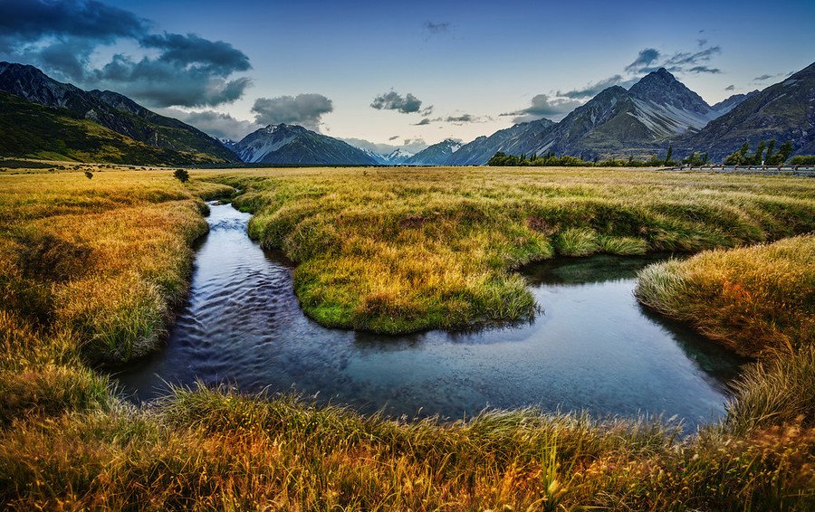 The Valley of Mount Cook
