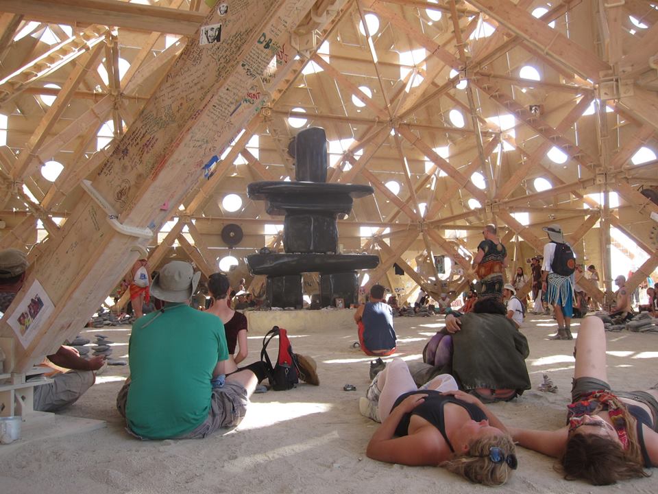 Inside the temple. Quite. Peaceful. Restorative